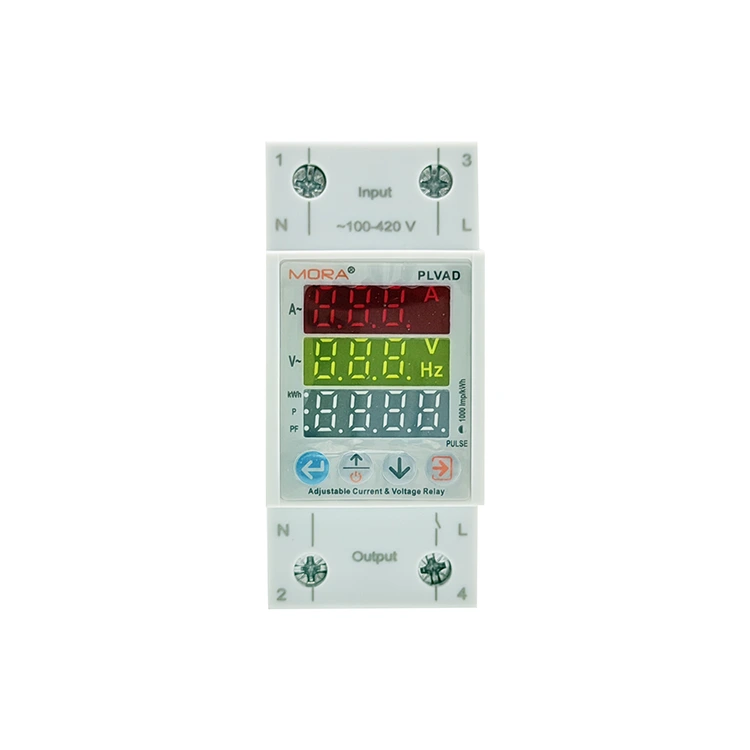 2P digitale spanningsbeschermer Type C met drievoudig display